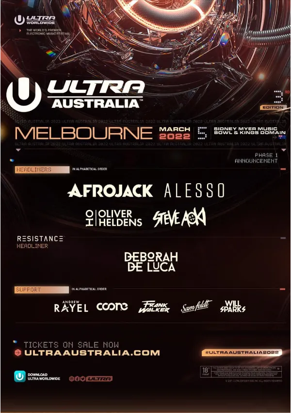 ULTRA AUSTRALIA 2022